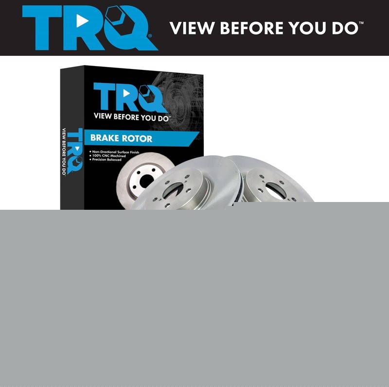 TRQ Front & Rear Brake Rotors Set Fits 2005-2009 Subaru Legacy
