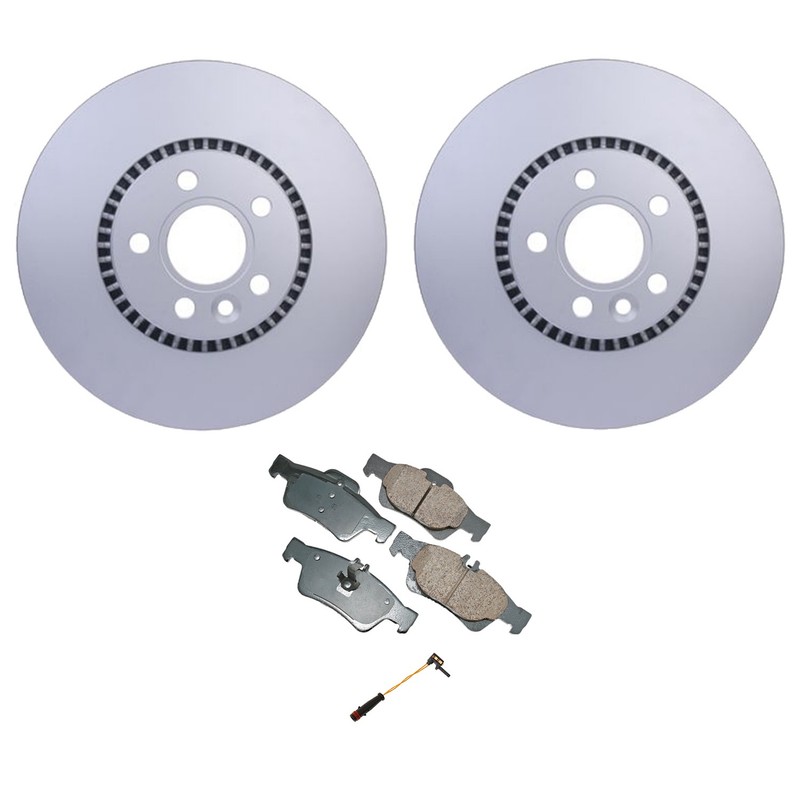 Hella Rear Rotors Akebono Euro Ceramic Disc Brake Pad Kit For W212 E350 Fi 10-14