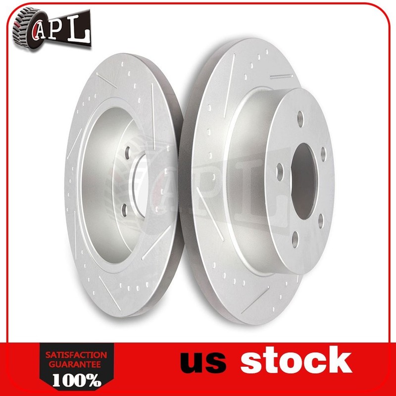 2X Rear 267mm Brake Discs Rotors For 1994 95 96 97 98 99 00 01 02 03 04 Mustang
