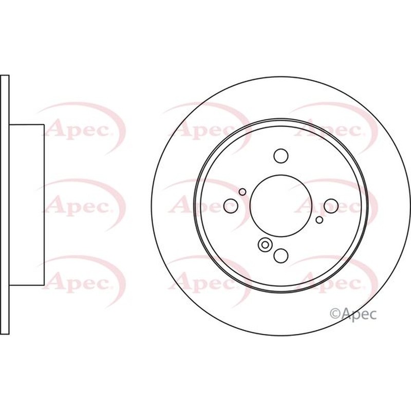 Apec Rear Brake Disc DSK2870 – OE High Quality Precision Engineered Part