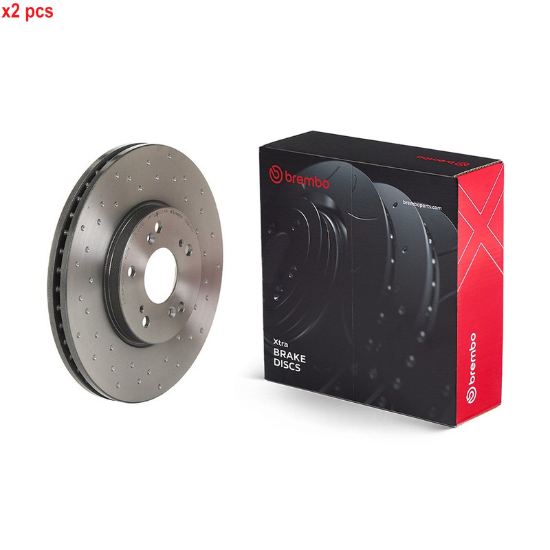 X2 PCS L&R SIDES BRAKE DISC 09.8840.1X