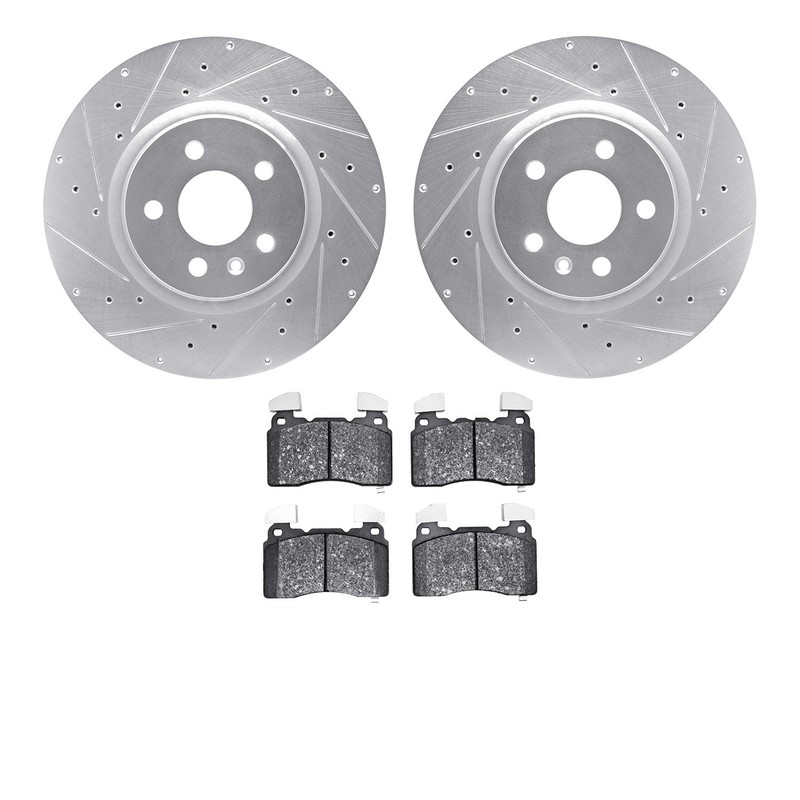 Dynamite Friction Disc Brake Kit for 2012-2013 Tesla S 7602-26002
