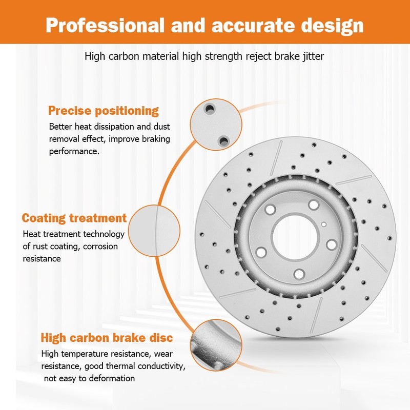 Front Rear Rotors Brakes Pads for Nissan 370Z Infiniti G35 G37 EX35 EX37 G25 M35 gallery