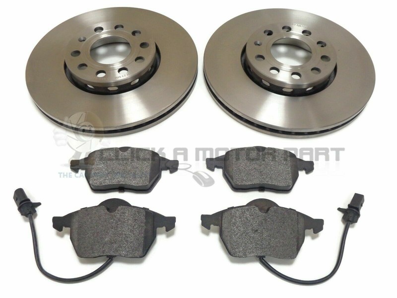 AUDI A4 B7 2.0 TDi 170 BHP 06-07 FRONT 2 BRAKE DISCS & PADS (CHECK SIZE 312MM)