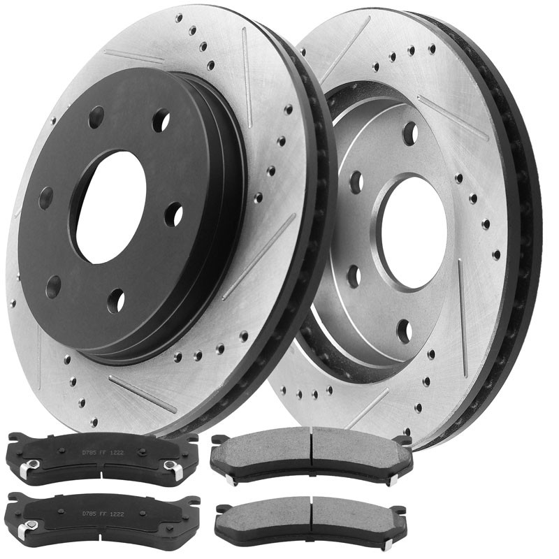 305mm Front Brake Rotors Brake Pads for Chevy Chevrolet Astro 1500 2003-2005 gallery