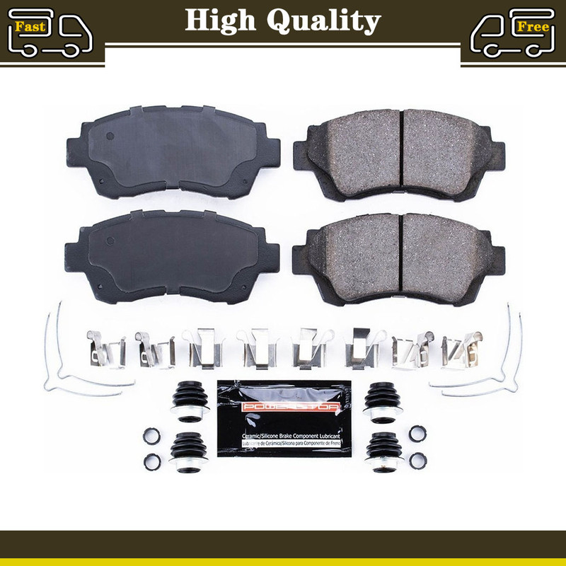 New OE Front Ceramic Brake Pads Kit For 1990-1992 Lexus LS400 9 Yr Warranty