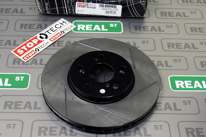 StopTech Sport Slotted Brake Rotor Front Left Acura TSX 04-14 K24A2 TL 99-08
