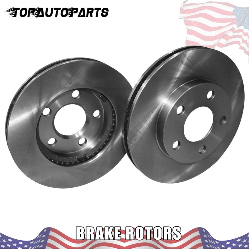 Front Disc Brake Rotors for Chevy Classic Malibu Pontiac Grand Am 1997-2005 Pair