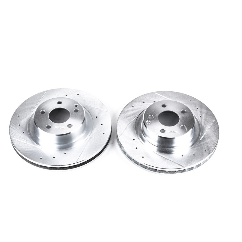 EBR650XPR Powerstop Brake Discs 2-Wheel Set Front  for MB Mercedes CL Class S