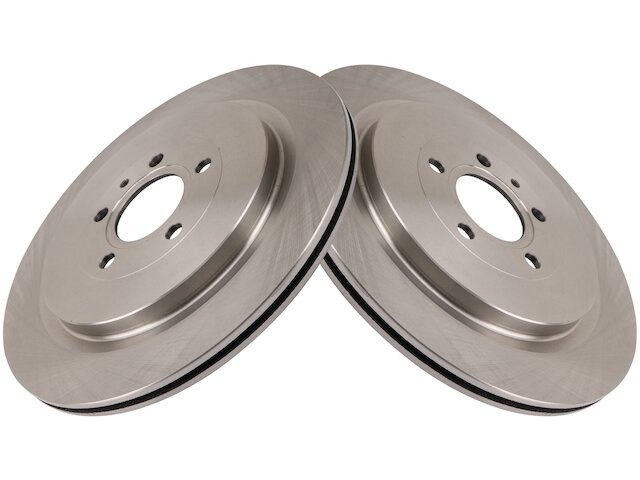 Rear Brake Rotor Set For 2013-2014 Ford Mustang Shelby GT500 WR664WX
