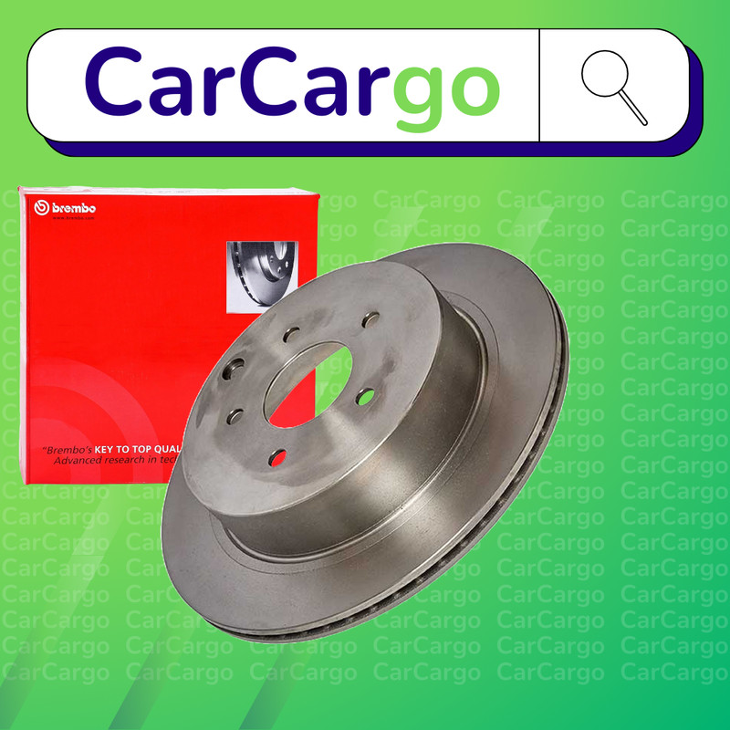 Brembo Vented Rear Brake Discs Pair For Infiniti Q70 3.7 2013-2024 308 mm