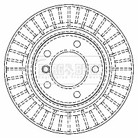 Fits BMW 1 Series 3 1.6 1.8 2.0 D Ruva Front 1x Brake Disc 34116854997 gallery