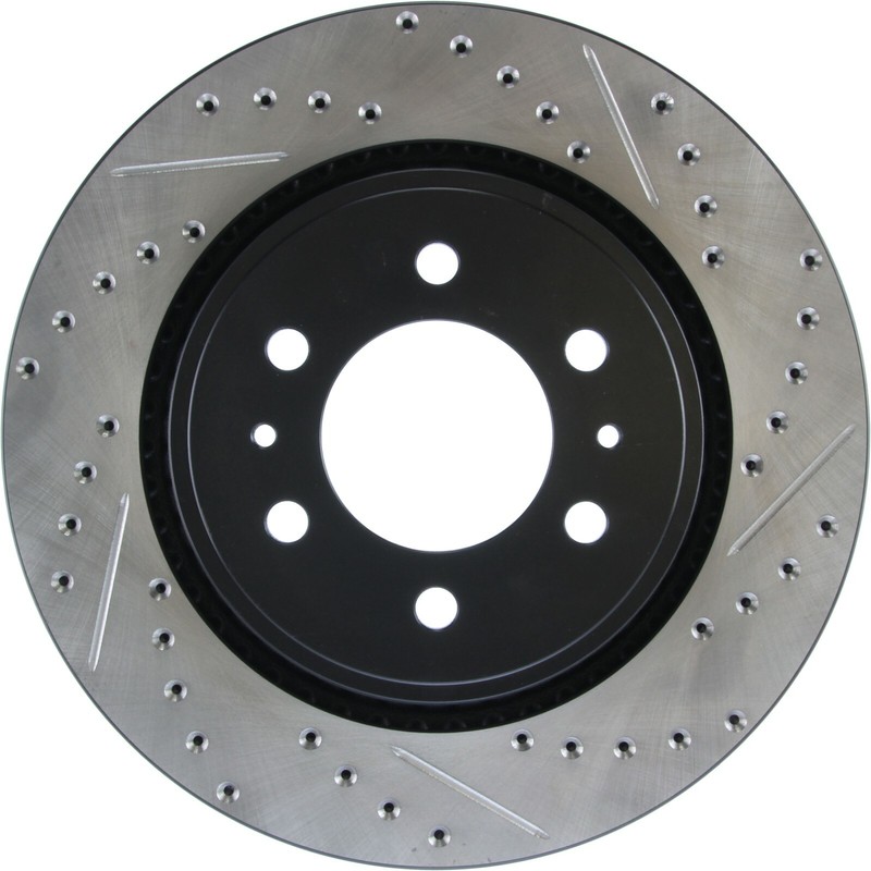 StopTech Sport Drilled & Slotted 1-Piece Front Brake Rotor for 10-19 Ford F-150 gallery