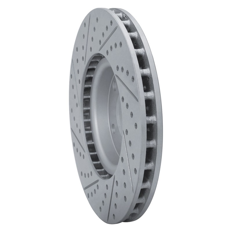 For Chevy Corvette 14-19 DFC Drilled & Slotted Front Passenger Side Brake Rotor gallery