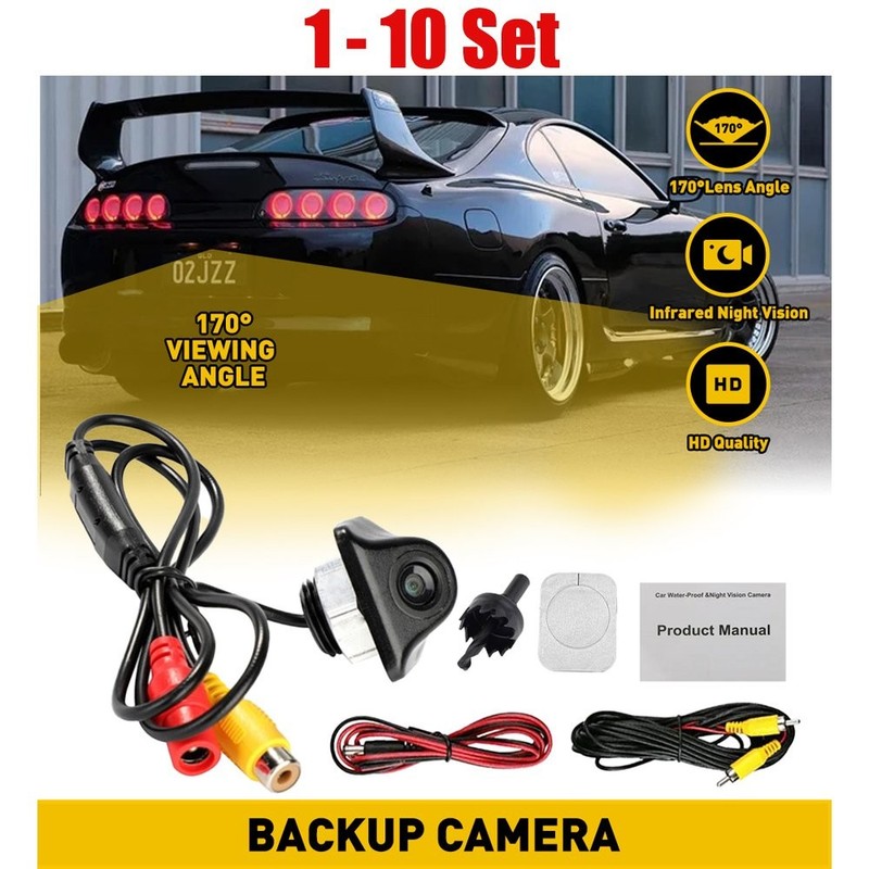 1-10Set Rear Backup Camera Vision View HD Night Reverse Cam Parking Waterproof