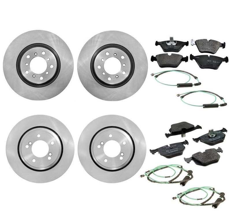 Custom Kit - Genuine OEM Front and Rear Disc Brake Pad and Rotor Kit For BMW