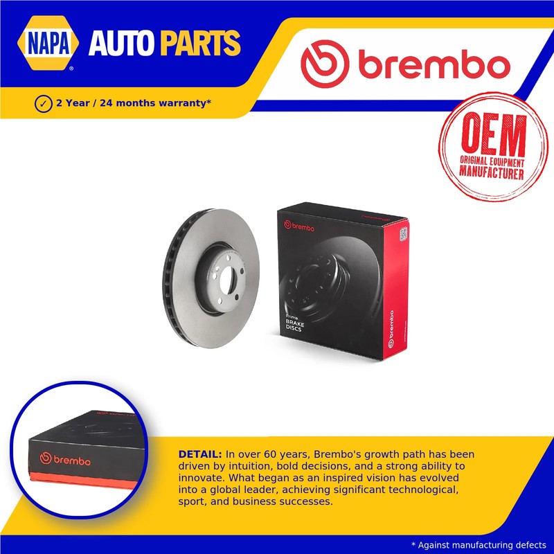 Brake Disc Single Vented fits MERCEDES GLC350 C253, X253 2.0 Front 16 to 19 New