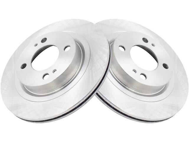 TRQ 71PB16S Front Brake Rotor Set Fits 2017-2020 Mitsubishi Mirage G4