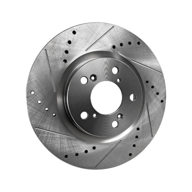 For Acura TL 2009-2014 Brake Discs Front, Driver and Passenger Side Pair Natural gallery