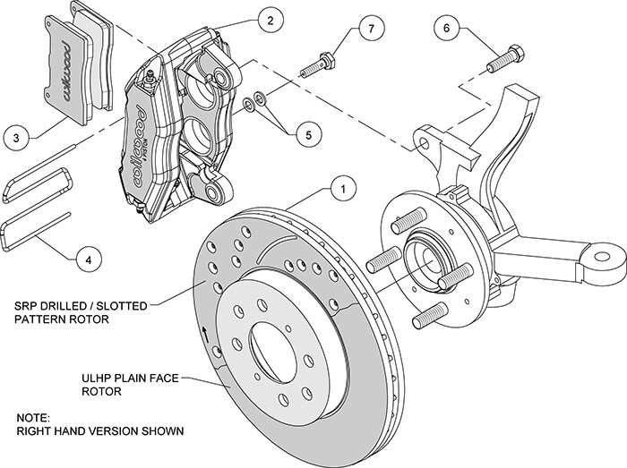 Wilwood Classic Series Dynalite Front Brake for Ford / Mercury 140-13476 gallery
