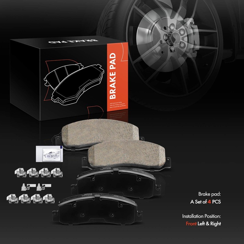 Front Drilled Brake Rotor & Ceramic Pad for Ford F-250 F-350 Super Duty 05-07 gallery