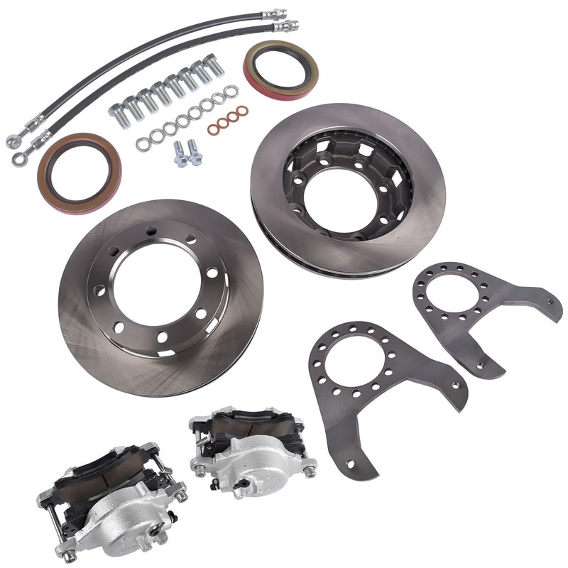 For GM 14 Bolt Complete Disc Brake Conversion Kit 10.5 SRW Full Float Disk Brake