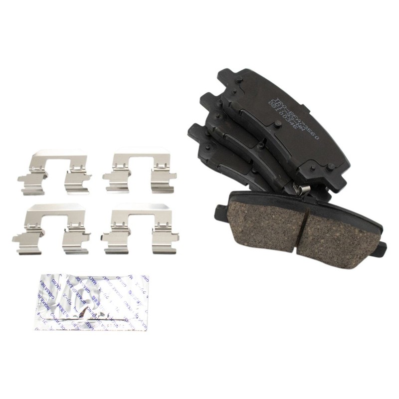 Front & Rear Ceramic Brake Pad & Coated Rotor Kit for Ford Mustang gallery