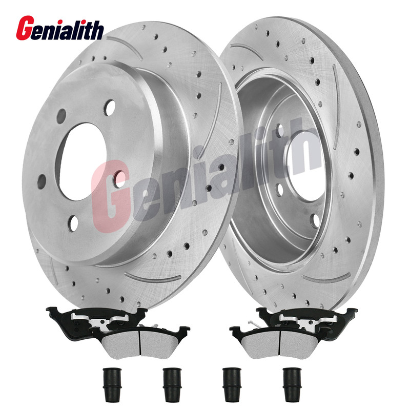 11.42” Rear Brake Rotors Pads for Chrysler Town & Country Dodge Grand Caravan