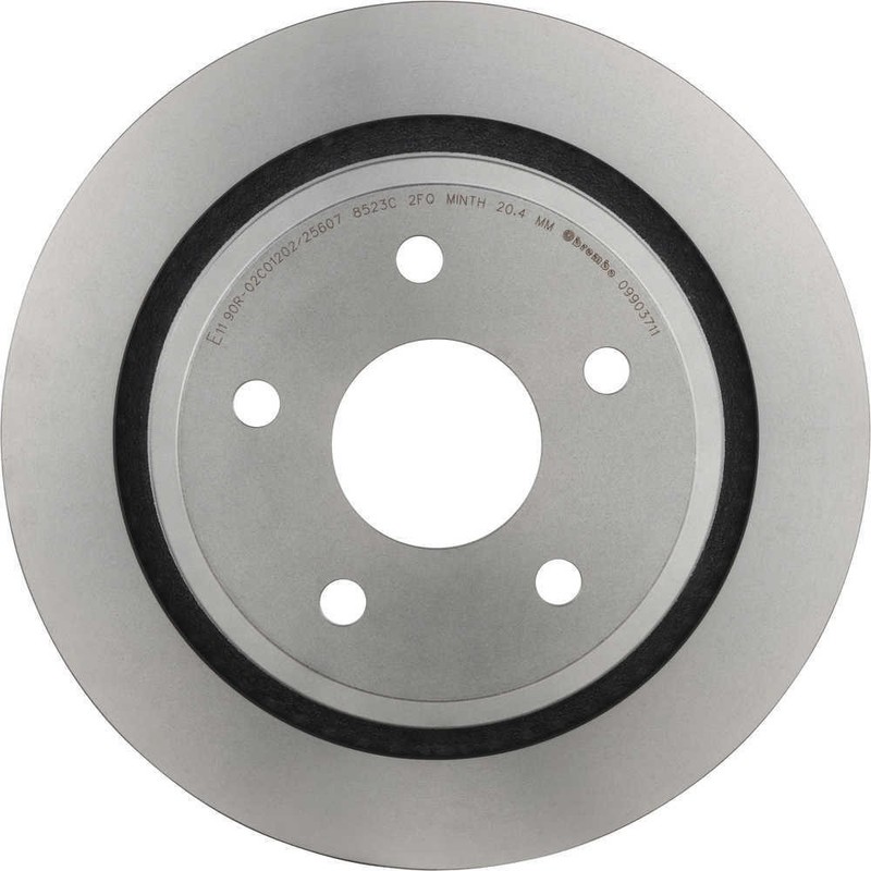 Disc Brake Rotor-Premium UV Coated OE Equivalent Rotor Brembo 09.9037.11