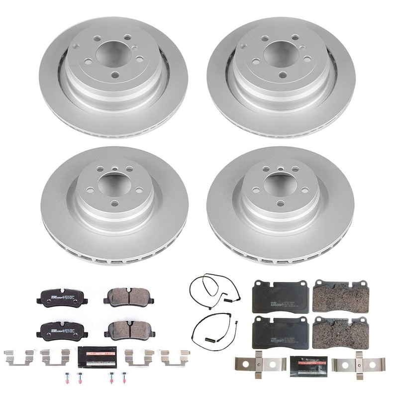 ESK5744 Powerstop Brake Disc and Pad Kits 4-Wheel Set Front & Rear gallery