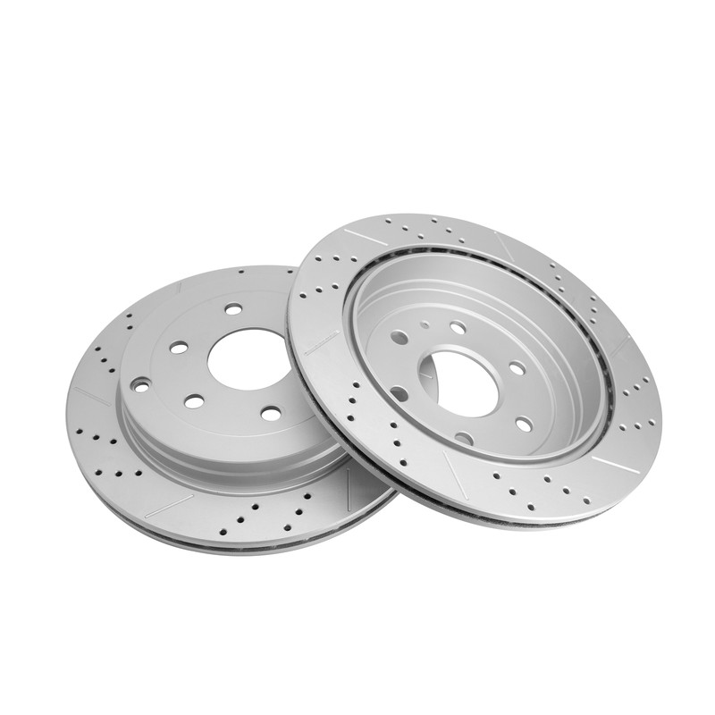 Front Rear Drilled Brake Rotors for Chevy Traverse GMC Acadia Saturn Outlook gallery