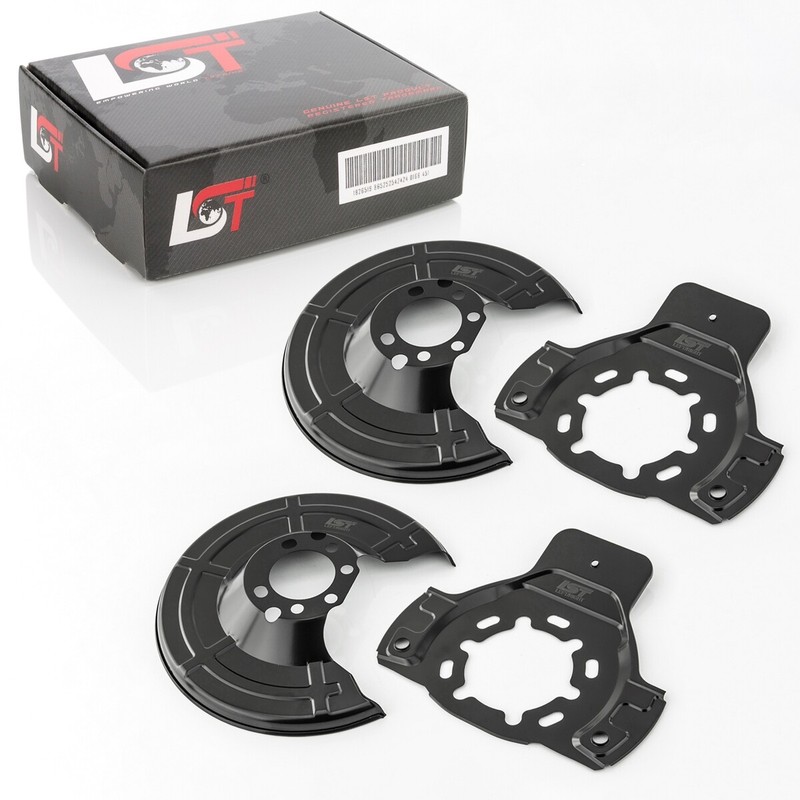 4x cover plate brake disc brake anchor plate complete set for Opel Astra G