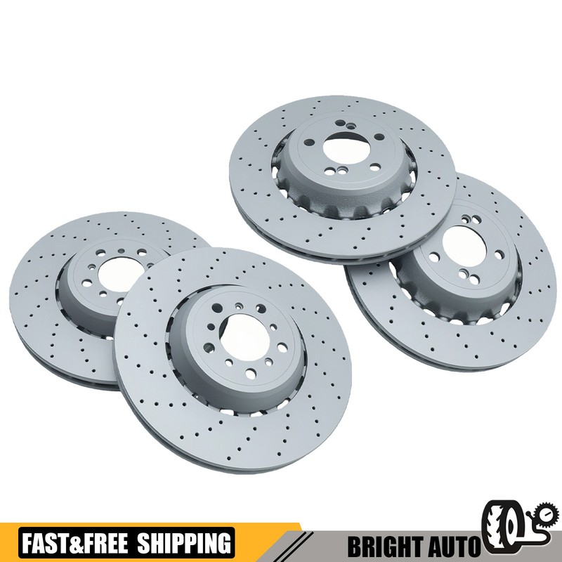 Set of 4 Rear Front Left&Right Brake Disc Rotor Fits BMW F87 F80 F82 M3 M4 15-20