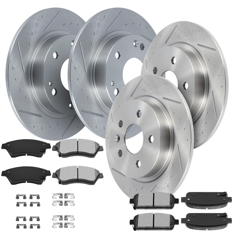 Fits Chevrolet Cruze 2011 2012 – 2014 2015 Brake Rotors And Pads Front Rear