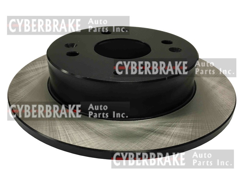 31038E Rear Premium Black E-Coat Rotor Pair of 2 gallery