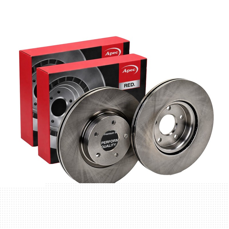 2x APEC Front Brake Discs For FORD C-MAX II (DXA/CB7, DX 120kW/163HP/1997cc