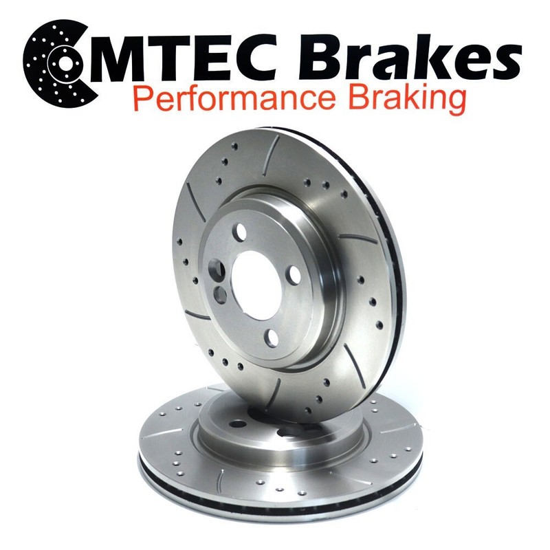 Shogun 3.0 V6 LWB V43 91-00 Front Brake Disc Perforated Grooved gallery
