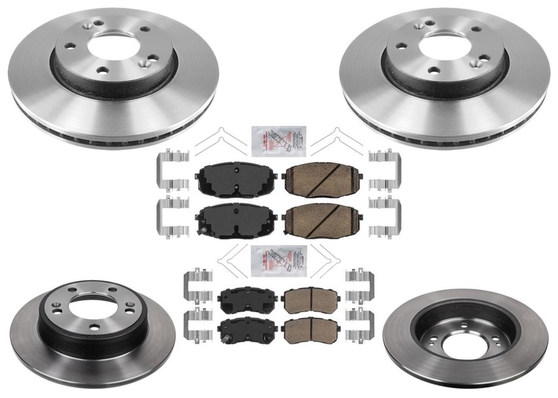 Perf Carbon Disc Brake Rotors Pads for KIA Seltos 21-23 Front Wheel Drive 2.0L