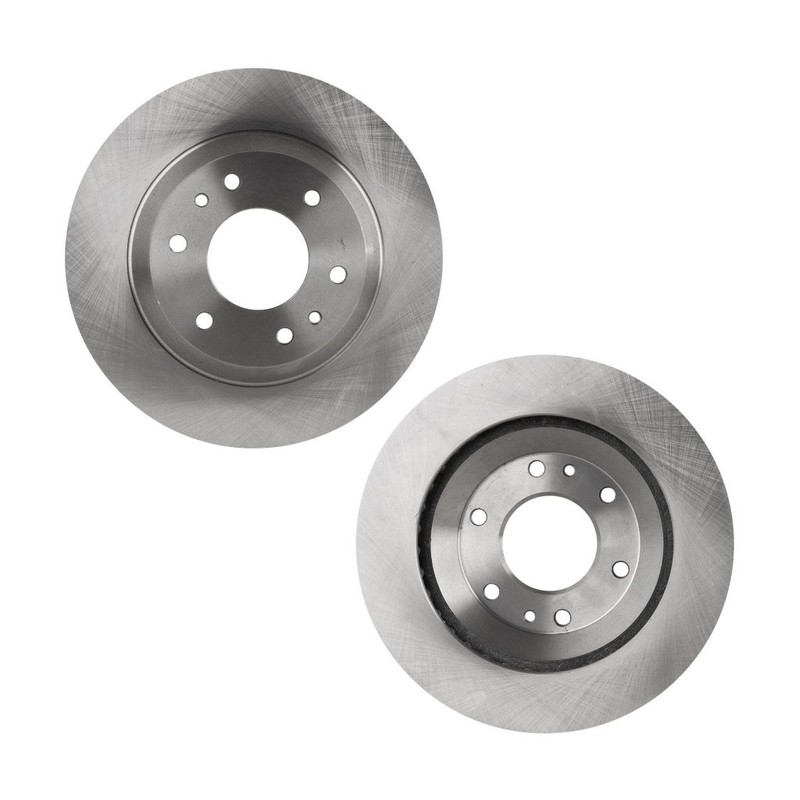 For Buick Rainier 2004 2005 Brake Discs Front | Pair | Cast Iron | Plain Surface