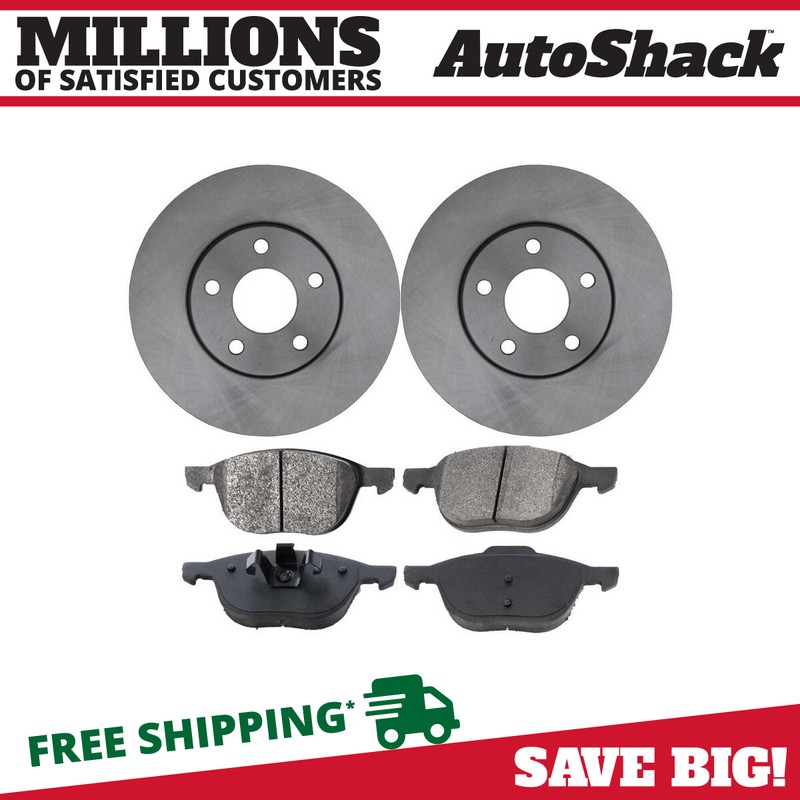 Front Brake Rotors & Pads for 2012-2015 2016 2017 2018 Ford Focus 1.0L 2.0L