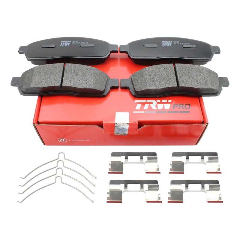 DuraGo Front Rotors & TRW Pro Semi-Met Disc Brake Pads Kit For F-150 Mark LT gallery