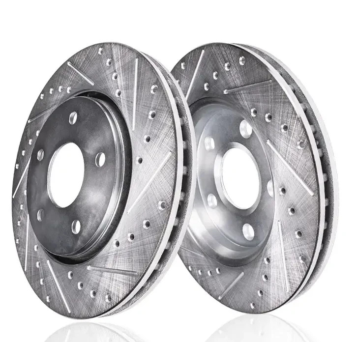 Front Rear Drilled Slotted Rotors & Brakes Pads Acura MDX ZDX Honda Pilot 7-14