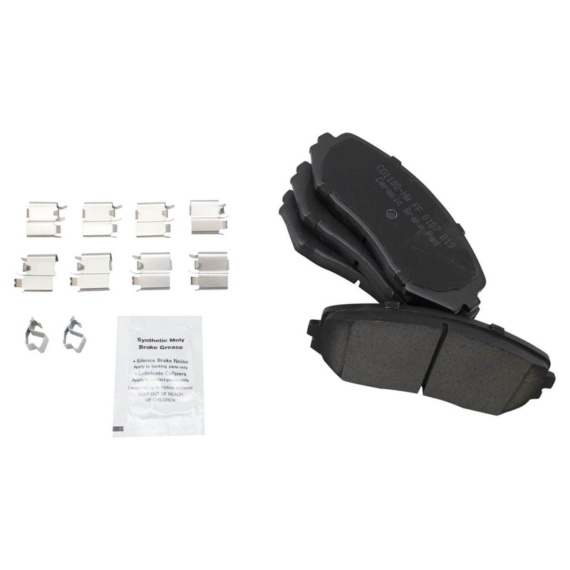 Brake Pad & Rotor Set Kit Ceramic Front LF RF for Suzuki Grand Vitara gallery