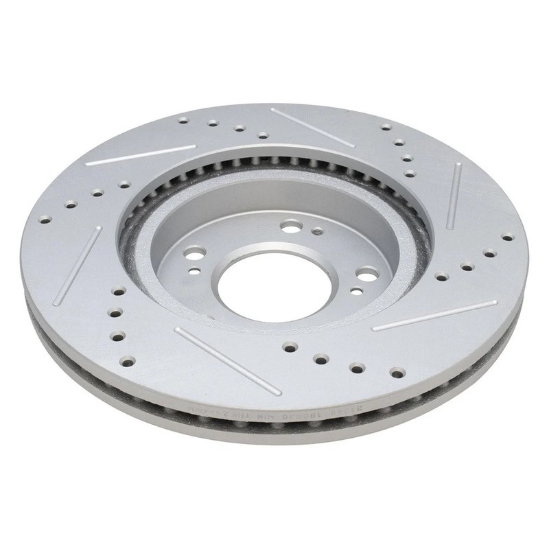 TRQ BRA74716 Disc Brake Rotors For Mitsubishi Lancer 2008-2014 Front gallery