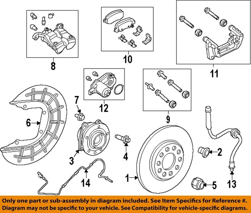 FIAT OEM 16-19 500X Rear Suspension Brake Components-Rotor Bolt 6509906AA