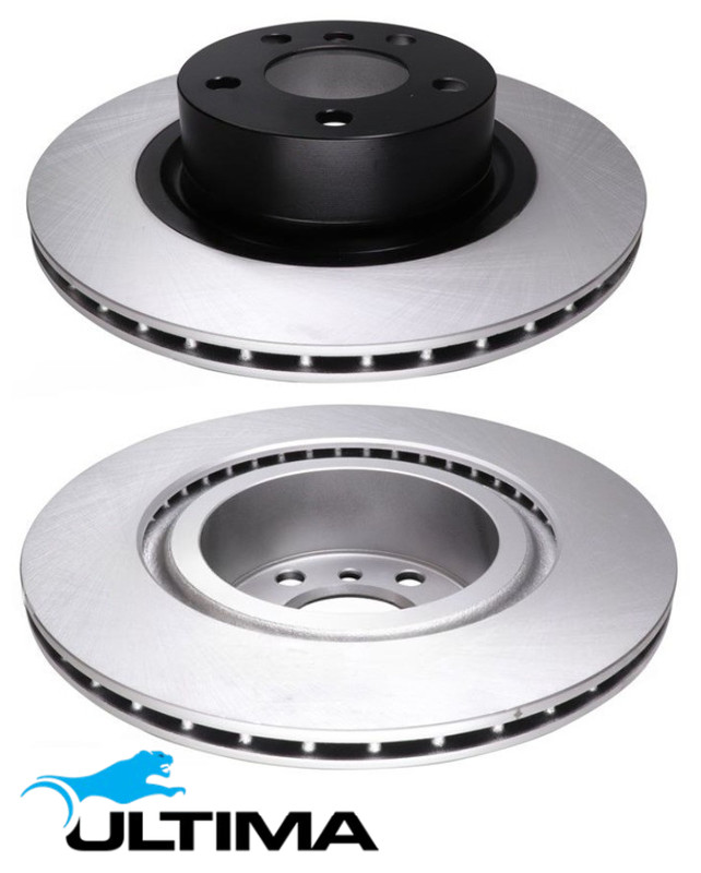 REAR VENTED DISC BRAKE ROTOR SET FOR BMW N20B20A N20B20B B47D20A N47D20C 2.0L I4
