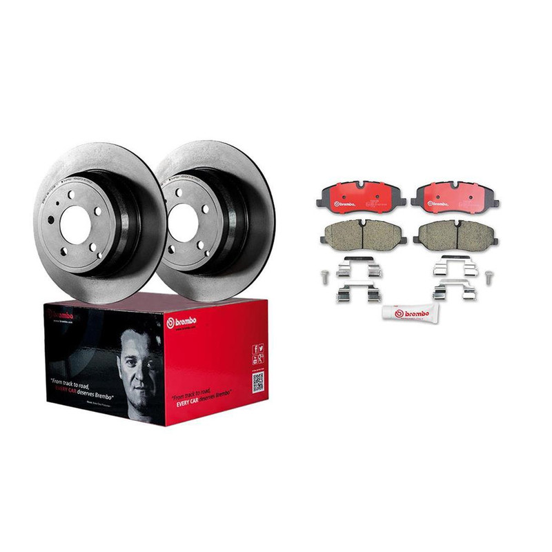 Brembo for 2005-2009 Land Rover LR3 Front Brake Rotors & Ceramic Brake Pads OE gallery