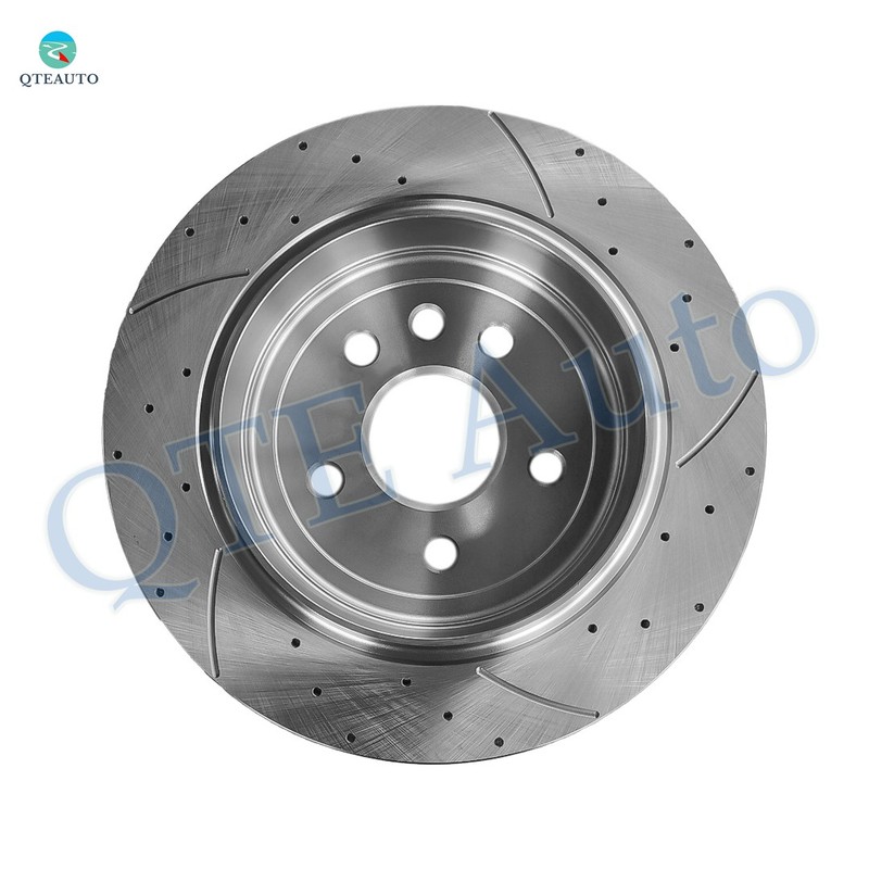 6P Rear 330mm Drilled Brake Rotors-Ceramic Brake Pad For 2011-2020 Dodge Durango gallery