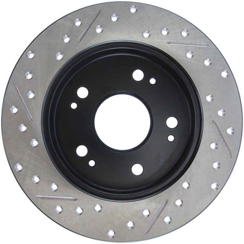 StopTech 127.40040L Rear Left Drilled Brake Rotor for 2006-11 CSX / 06-15 Civic gallery