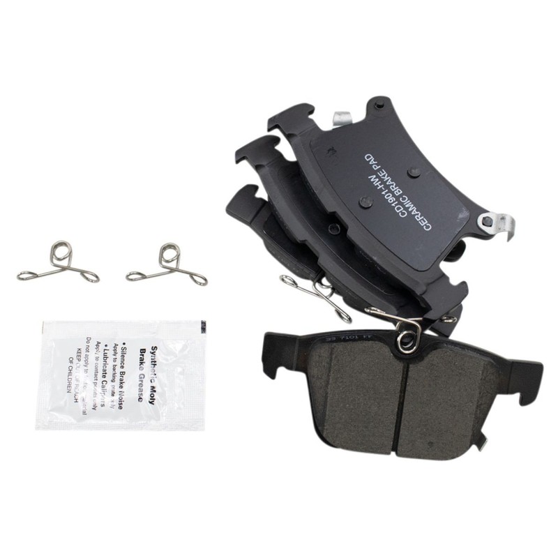 Front & Rear Posi Ceramic Disc Brake Pads & Rotors Kit for Chrysler Pacifica New gallery
